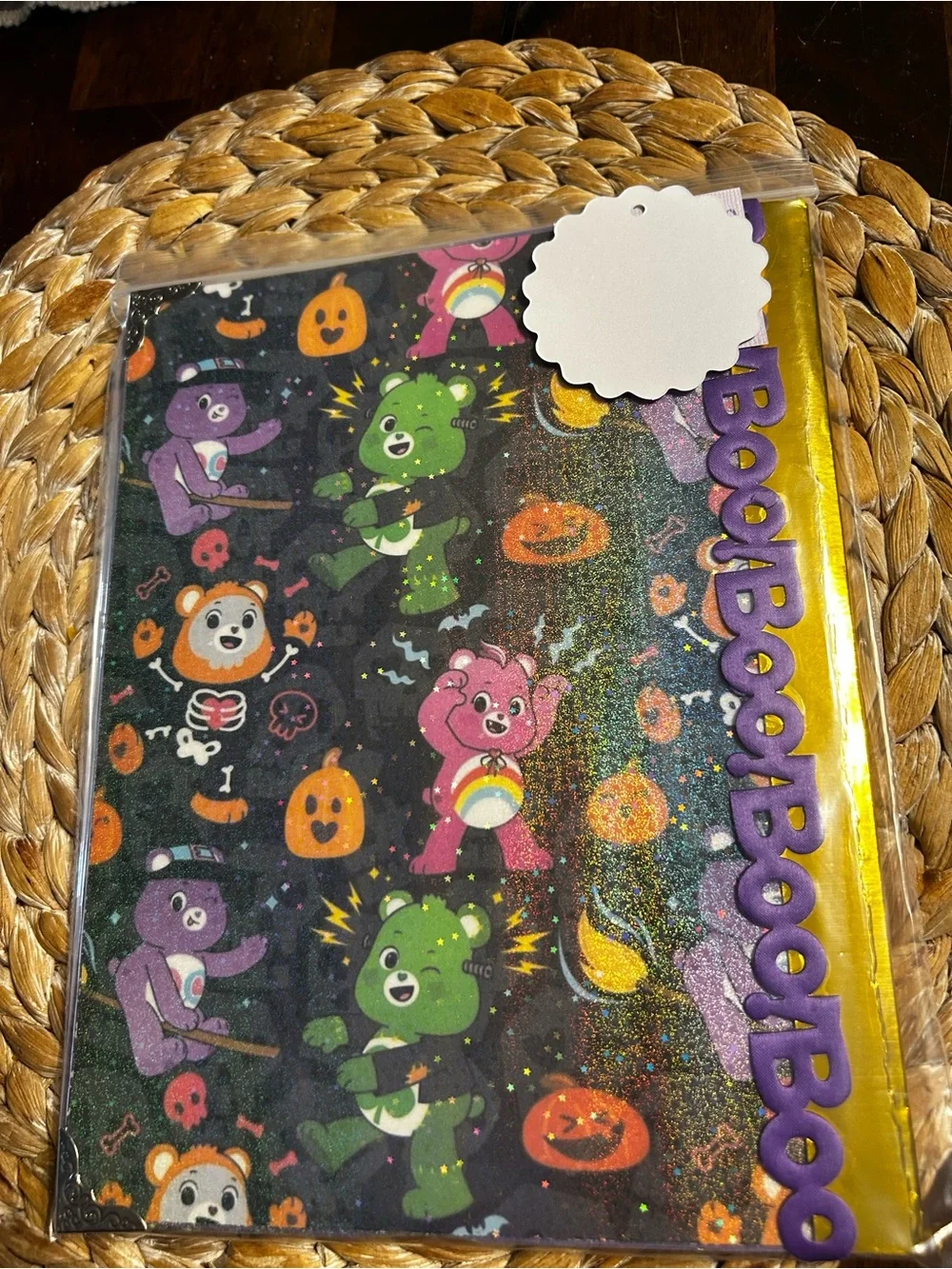 Handmade vibrant purple